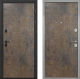 Входная металлическая Дверь Интекрон (INTECRON) Профит Black Гранж Гладкая Гранж в Павловском Посаде