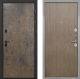 Входная металлическая Дверь Интекрон (INTECRON) Профит Black Гранж Гладкая шпон Венге коричневый в Павловском Посаде