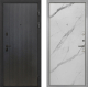 Входная металлическая Дверь Интекрон (INTECRON) Профит Black ФЛ-295 Гладкая Мрамор натуральный арктик в Павловском Посаде