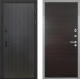 Входная металлическая Дверь Интекрон (INTECRON) Профит Black ФЛ-295 Гладкая Эковенге поперечный в Павловском Посаде