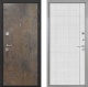 Входная металлическая Дверь Интекрон (INTECRON) Гектор Гранж В-07 с молдингом Лофт белый в Павловском Посаде