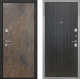 Входная металлическая Дверь Интекрон (INTECRON) Гектор Гранж ФЛ-295 Лофт черный в Павловском Посаде