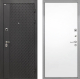 Входная металлическая Дверь Интекрон (INTECRON) Олимпия Black 4К Гладкая Силк Сноу в Павловском Посаде