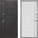 Входная металлическая Дверь Интекрон (INTECRON) Олимпия Black 4К В-07 с молдингом Лофт белый в Павловском Посаде