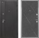 Входная металлическая Дверь Интекрон (INTECRON) Олимпия Black 4К Гладкая Гранит лава оникс в Павловском Посаде