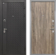 Входная металлическая Дверь Интекрон (INTECRON) Олимпия Black 4К Гладкая Дуб турин в Павловском Посаде
