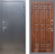 Входная металлическая Дверь Рекс (REX) 11 FL-33 орех тисненый в Павловском Посаде