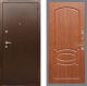 Входная металлическая Дверь Рекс (REX) 1А Медный Антик FL-128 Морёная берёза в Павловском Посаде