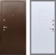 Входная металлическая Дверь Рекс (REX) 1А Медный Антик FL-289 Белый ясень в Павловском Посаде
