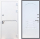 Входная металлическая Дверь Рекс (REX) 27 FL-128 Белый ясень в Павловском Посаде