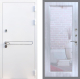 Входная металлическая Дверь Рекс (REX) 27 Зеркало Пастораль Сандал белый в Павловском Посаде