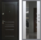 Входная металлическая Дверь Рекс (REX) Премиум-Н СБ-16 Зеркало Белый ясень в Павловском Посаде