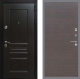 Входная металлическая Дверь Рекс (REX) Премиум-Н GL венге поперечный в Павловском Посаде
