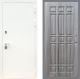 Входная металлическая Дверь Рекс (REX) 5 Белая Шагрень FL-33 Сандал грей в Павловском Посаде