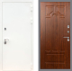 Входная металлическая Дверь Рекс (REX) 5 Белая Шагрень FL-58 Морёная берёза в Павловском Посаде
