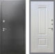 Входная металлическая Дверь Рекс (REX) 2А Серебро Антик FL-2 Лиственница беж в Павловском Посаде