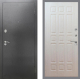 Входная металлическая Дверь Рекс (REX) 2А Серебро Антик FL-33 Беленый дуб в Павловском Посаде