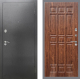 Входная металлическая Дверь Рекс (REX) 2А Серебро Антик FL-33 орех тисненый в Павловском Посаде