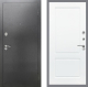 Входная металлическая Дверь Рекс (REX) 2А Серебро Антик FL-117 Силк Сноу в Павловском Посаде