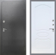 Дверь Рекс (REX) 2А Серебро Антик FL-128 Белый ясень в Павловском Посаде