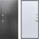 Входная металлическая Дверь Рекс (REX) 2А Серебро Антик FL-289 Белый ясень в Павловском Посаде