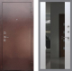 Входная металлическая Дверь Рекс (REX) 1 СБ-16 Зеркало Белый ясень в Павловском Посаде