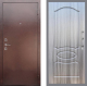 Входная металлическая Дверь Рекс (REX) 1 FL-128 Сандал грей в Павловском Посаде