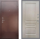 Входная металлическая Дверь Рекс (REX) 1 FL-243 Беленый дуб в Павловском Посаде
