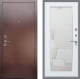 Входная металлическая Дверь Рекс (REX) 1 Зеркало Пастораль Белый ясень в Павловском Посаде