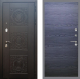 Входная металлическая Дверь Рекс (REX) 10 GL Дуб тангенальный черный в Павловском Посаде