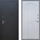 Входная металлическая Дверь Рекс (REX) 1A Черный Муар FL-128 Сандал белый в Павловском Посаде