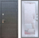 Входная металлическая Дверь Рекс (REX) 21 Зеркало Пастораль Сандал белый в Павловском Посаде