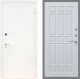 Дверь Рекс (REX) 1А Белая шагрень FL-33 Белый ясень в Павловском Посаде