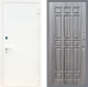 Входная металлическая Дверь Рекс (REX) 1А Белая шагрень FL-33 Сандал грей в Павловском Посаде