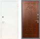 Входная металлическая Дверь Рекс (REX) 1А Белая шагрень FL-58 Морёная берёза в Павловском Посаде