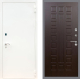 Входная металлическая Дверь Рекс (REX) 1А Белая шагрень FL-183 Венге в Павловском Посаде