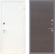 Входная металлическая Дверь Рекс (REX) 1А Белая шагрень GL венге поперечный в Павловском Посаде