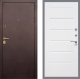 Входная металлическая Дверь Рекс (REX) Лайт 3К Сити Белый ясень в Павловском Посаде