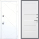 Входная металлическая Дверь Рекс (REX) 13 Силк Сноу Сити Белый ясень в Павловском Посаде