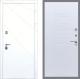 Входная металлическая Дверь Рекс (REX) 13 Силк Сноу FL-289 Белый ясень в Павловском Посаде