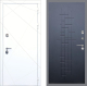 Входная металлическая Дверь Рекс (REX) 13 Силк Сноу FL-289 Ясень черный в Павловском Посаде