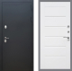 Входная металлическая Дверь Рекс (REX) 5 Черный Муар Сити Белый ясень в Павловском Посаде