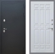 Входная металлическая Дверь Рекс (REX) 5 Черный Муар FL-33 Белый ясень в Павловском Посаде
