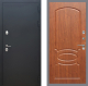 Входная металлическая Дверь Рекс (REX) 5 Черный Муар FL-128 Морёная берёза в Павловском Посаде
