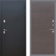 Входная металлическая Дверь Рекс (REX) 5 Черный Муар GL венге поперечный в Павловском Посаде