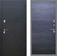 Входная металлическая Дверь Рекс (REX) 5 Черный Муар GL Дуб тангенальный черный в Павловском Посаде