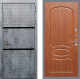 Входная металлическая Дверь Рекс (REX) 15 Бетон Темный FL-128 Морёная берёза в Павловском Посаде