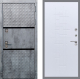 Входная металлическая Дверь Рекс (REX) 15 Бетон Темный FL-289 Белый ясень в Павловском Посаде