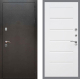 Входная металлическая Дверь Рекс (REX) 5 Серебро Антик Сити Белый ясень в Павловском Посаде