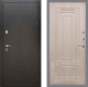 Входная металлическая Дверь Рекс (REX) 5 Серебро Антик FL-2 Беленый дуб в Павловском Посаде
